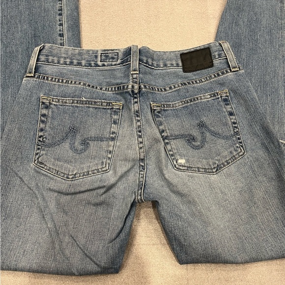 [26R]AG Adriano Goldschmied The Nolan Ankle Relaxed Slim Ankle Distressed Jeans - Picture 4 of 8